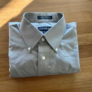 Damo Men's Gray Dress Shirt